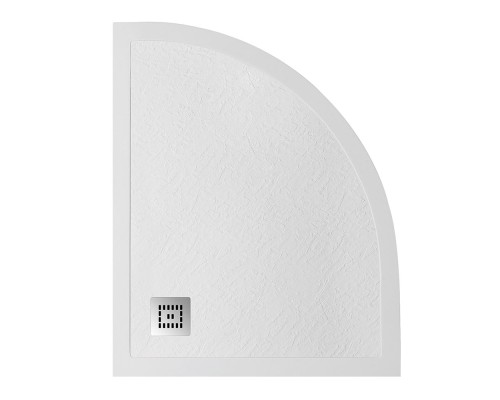 Душевой поддон из искусственного камня BelBagno Uno 120x80 L TRAY-MR-UNO-RH-120/80-550-35-W-L-CR Белый