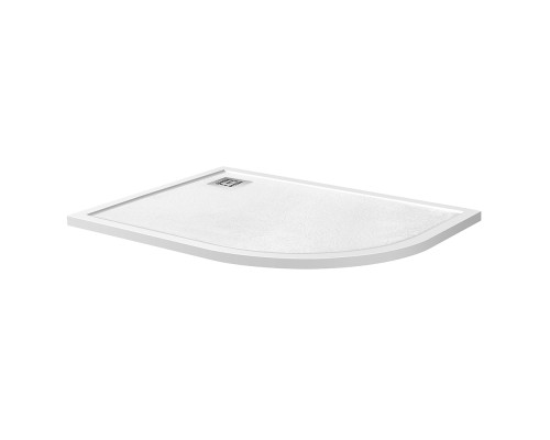 Душевой поддон из искусственного камня BelBagno Uno 120x80 L TRAY-MR-UNO-RH-120/80-550-35-W-L-CR Белый