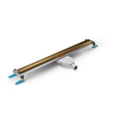 Душевой трап NEW TRENDY GOLD BRUSHED 90 см брашированное золото