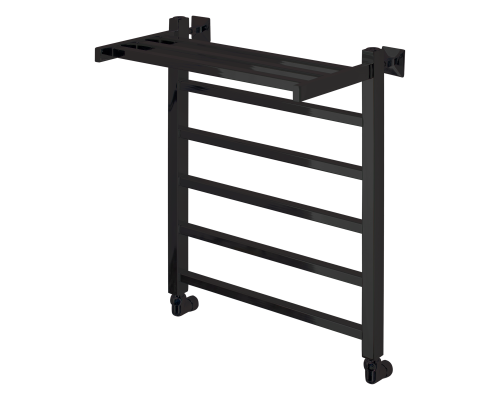 Полотенцесушитель водяной Comfysan Marte-K W-5 60/50 с полкой, черный