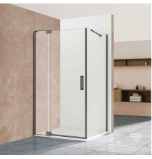 Душевой уголок Vincea Extra 800/900x900, вороненая сталь