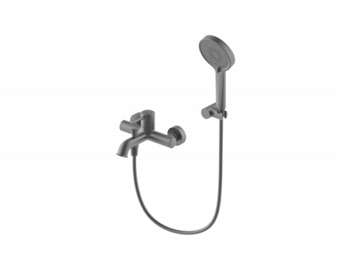 Смеситель для ванны с душем Wonzon&Woghand, Темный графит