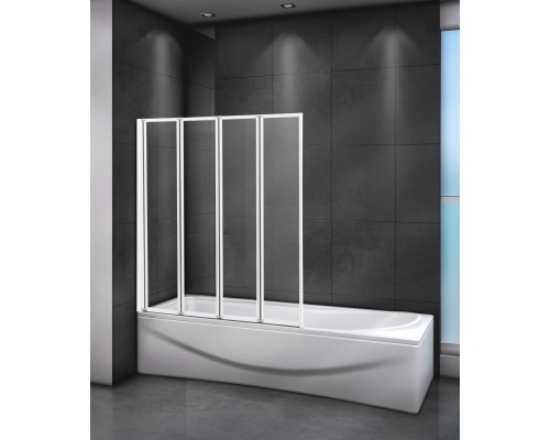 Шторка на ванну Cezares Relax 100x140 RELAX-V-4-100/140-C-Bi Жемчужно-серый