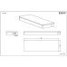 Полка для ванной Black&White Gravity, GA-9610C, 30 см, хром
