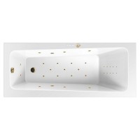 Ванна гидромассажная Excellent Ava 160x70 Ultra Nano Золото