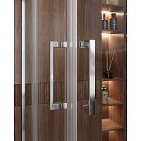 Душевой уголок Cezares Molveno AH-22 110х100 MOLVENO-AH-22-110/100-C-Cr-IV профиль Хром стекло прозрачное