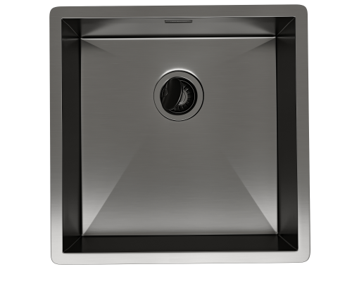 Кухонная мойка Reflexion Como RX2044BL оружейная сталь