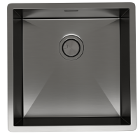 Кухонная мойка Reflexion Como RX2044BL оружейная сталь