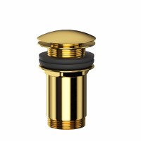 Донный клапан WHITECROSS A706GL для умывальника, клик-клак золото