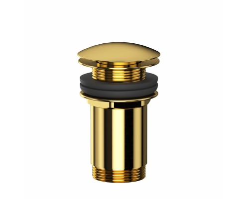 Донный клапан WHITECROSS A706GL для умывальника, клик-клак золото