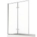 Шторка для ванны NEW TRENDY NEW SOLEO 100x140 P-0028 L хром