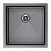 Кухонная мойка Paulmark Gerberg 44 PM214444-GM Вороненая сталь