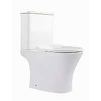 Унитаз напольный Charus Moreno Tornado CT700-135W с крышкой-сиденьем