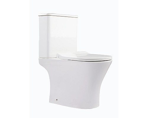 Унитаз напольный Charus Moreno Tornado CT700-135W с крышкой-сиденьем