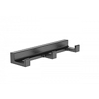 Вешалка с 3 крючками для ванной Wonzon&Woghand, Темный графит