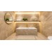 Ванна из литьевого мрамора Flere Serena Slim 170x70x60 (белый глянец)