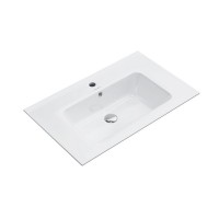 Раковина полувстраиваемая Monblan Bruno 75 Белая