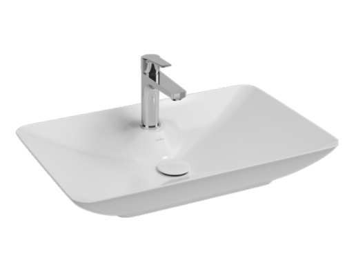 Раковина ISVEA SistemaY Clear накладная 644x395x125 черный матовый 10SY50065SV-2N