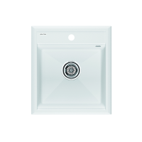 Мойка кварцевая Paulmark STEPIA-460 PM114651-WH белый 460х510