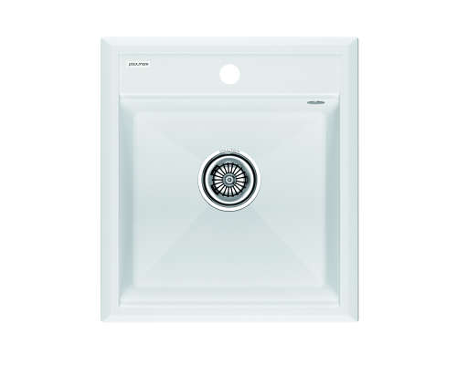 Мойка кварцевая Paulmark STEPIA-460 PM114651-WH белый 460х510