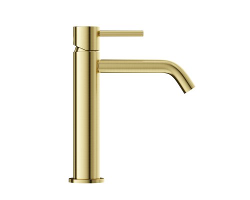 Смеситель для раковины SANCOS Etna, брашированное золото, PVD покрытие, SC9003BG