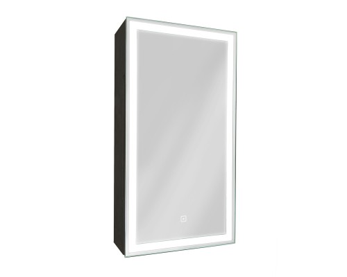 Зеркальный шкаф Континент Mirror Box black Led 35 R с подсветкой Черный