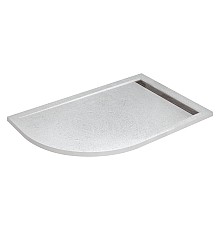Душевой поддон из искусственного камня Cezares Tray AS 100x80 R TRAY-AS-RH-100/80-30-W-R Белый