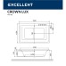 Ванна EXCELLENT Crown Lux 190x120 "SOFT" (белый)
