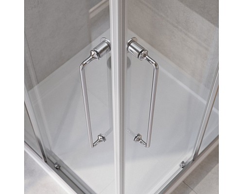 Душевой уголок Cezares Relax-304 120x90 RELAX-304-AH-2-120/90-C-CR профиль Хром глянцевый стекло прозрачное