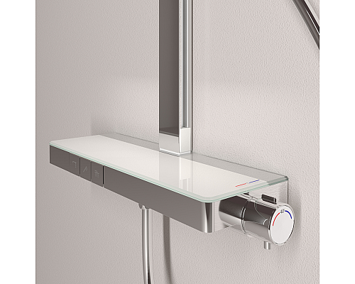Душевая стойка Sancos Vos с термостатическим смесителем, хром, SC6100CH Душевая стойка Sancos Vos с термостатическим смесителем, хром, SC6100CH