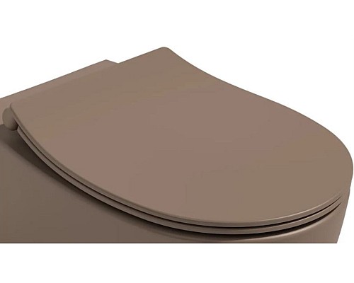 Сиденье для унитаза ISVEA Sentimenti Neo с микролифтом коричневый матовый 40D80531I-S