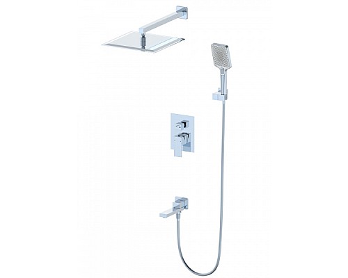 Душевая система встраиваемая Wonzon&Woghand, Хром