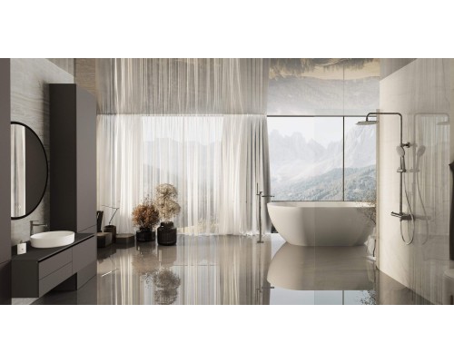 Душевая стойка Vincea Rondo VSFS-1R0CH без излива, хром