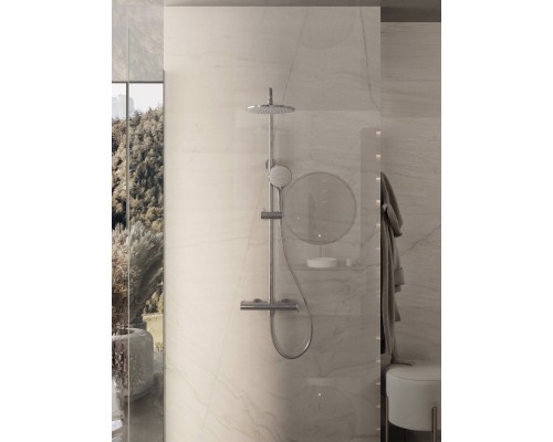 Душевая стойка Vincea Rondo VSFS-1R0CH без излива, хром