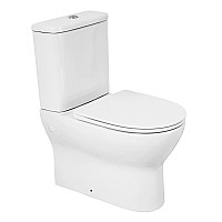Унитаз компакт BelBagno Energia BB8134CPR/SC без бачка с сиденьем Микролифт