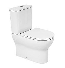 Унитаз компакт BelBagno Energia BB8134CPR/SC без бачка с сиденьем Микролифт