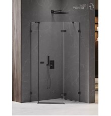Душевое ограждение NEW TRENDY AVEXA BLACK R 100x80x200 черный