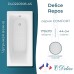 Ванна чугунная Delice Repos 170х70 с антискользящим покрытием