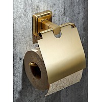 Держатель для туалетной бумаги с крышкой Wonzon&Woghand, Бронза