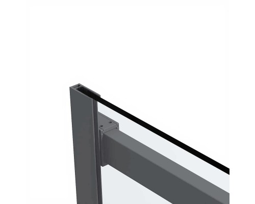 Душевая дверь Vincea Como Soft VDS-1CS110CLGM, 110, вороненая сталь, стекло прозрачное