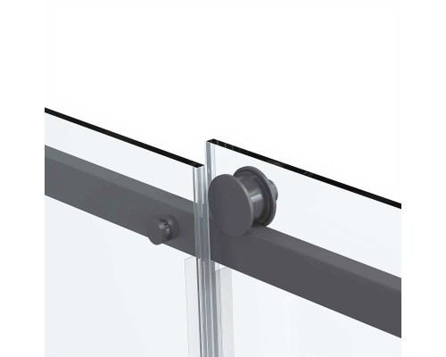 Душевая дверь Vincea Como Soft VDS-1CS110CLGM, 110, вороненая сталь, стекло прозрачное