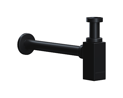 Сифон для раковины Ceramica Nova черный матовый