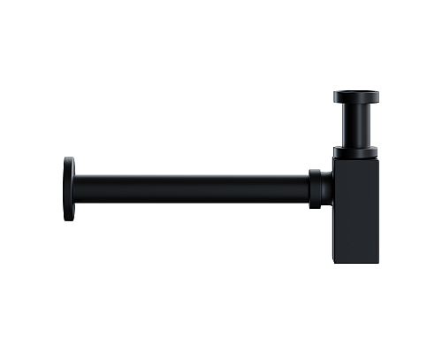 Сифон для раковины Ceramica Nova черный матовый
