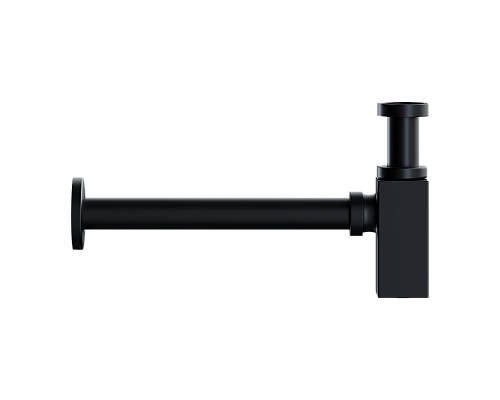 Сифон для раковины Ceramica Nova черный матовый