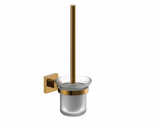 Туалетный ершик в комплекте Wonzon&Woghand, Темное золото