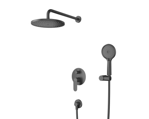 Душевая система Cezares Stylus STYLUS-DSET-NOP Черная матовая