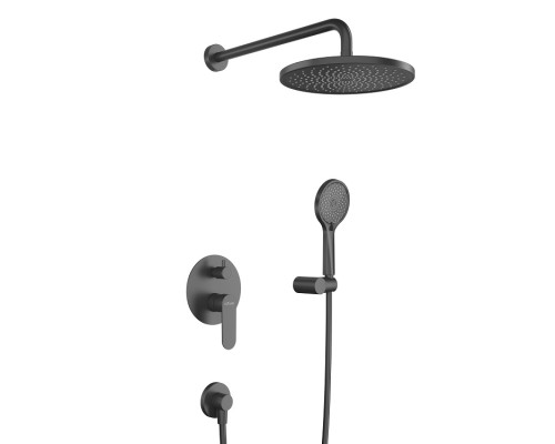 Душевая система Cezares Stylus STYLUS-DSET-NOP Черная матовая