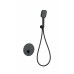 Смеситель для душа с термостатом встраиваемый Wonzon&Woghand, Черный матовый