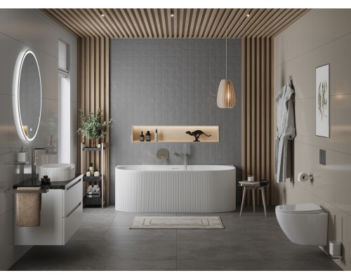 Акриловая ванна BelBagno 170x80 BB412-1700-800-MATT без гидромассажа