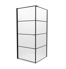 Душевое ограждение NEW TRENDY SUPERIA BLACK 90x90x195 L